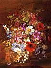 Exotic Floral II Paintings - Floral Still Life 2 by Adelheid Dietrich